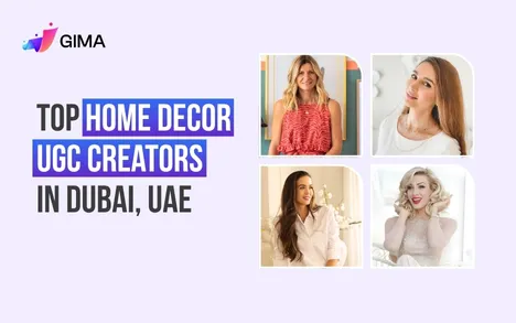 Top Home Decor UGC Creators in Dubai, UAE 