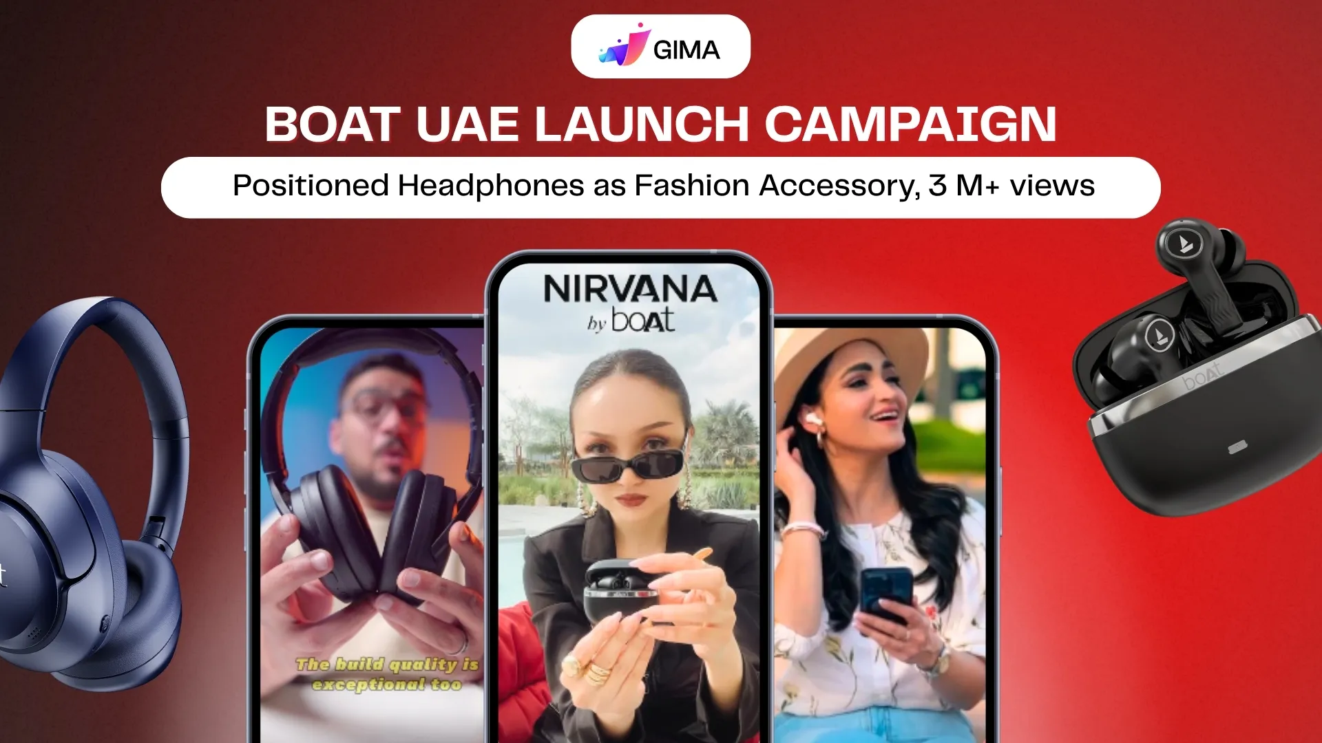 boAt UAE Launch Campaign: Positioned Headphones as Fashion Accessory, 3 M+ views